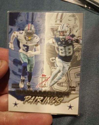 2021 Topps Rookie Pairings #PA-1 CeeDee Lamb and Michael Gallup — front