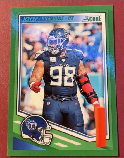 2021 Score #98 Jeffery Simmons — front