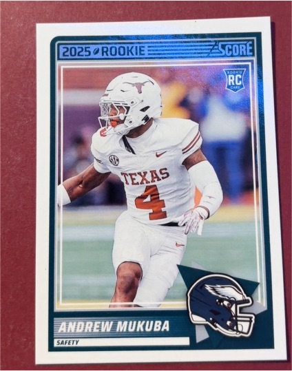 2025 Score #Andrew Mukuba — front