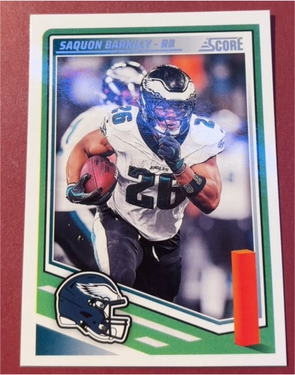 2020 Score #26 Saquon Barkley — front