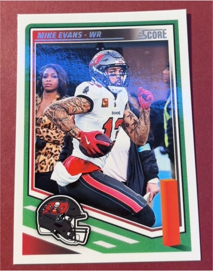 2020 Score #WR Mike Evans — front