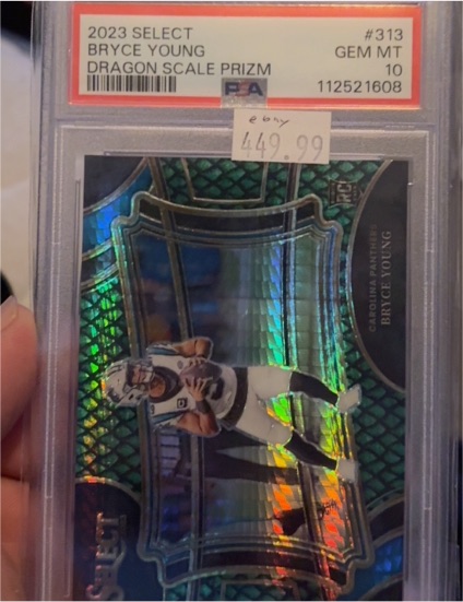 2023 Select #313 Bryce Young Dragon Scale Prizm — front