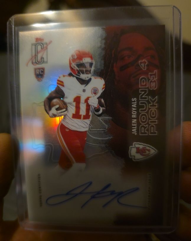 2021 Topps Chrome Rookie Card Jalen Royals #RC — front