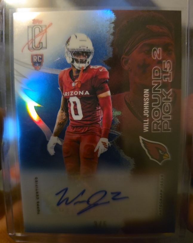 2020 Topps Chrome Will Johnson RC — front