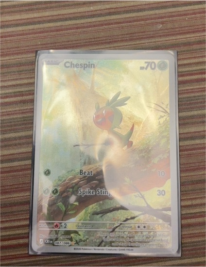 2026 Pokémon #087 Chespin — front