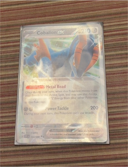 2010 Pokémon #64 Cobalion ex — front