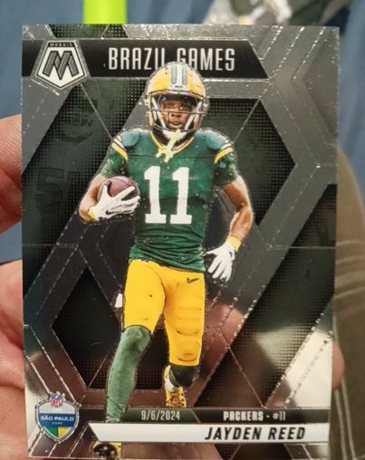 2024 Panini Mosaic Brazil Games Jayden Reed — front