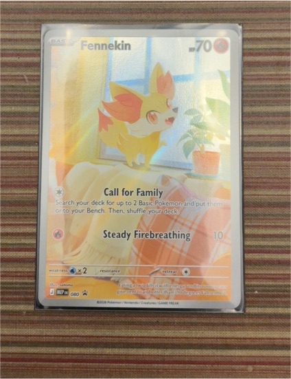 2023 Pokémon Mew VSTAR #080 Fennekin — front