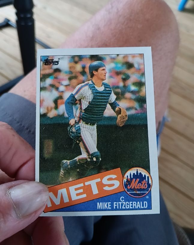 1987 Topps #430 Mike Fitzgerald — front