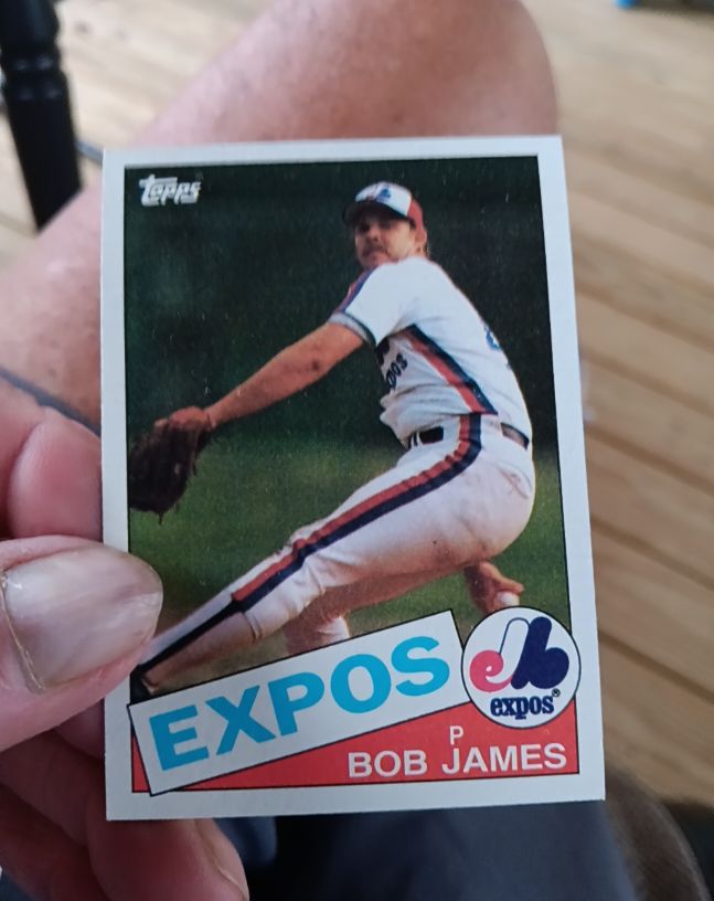 1982 Topps #123 Bob James — front