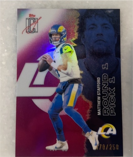 2021 Topps Chrome #4 Matthew Stafford — front