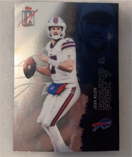 2020 Topps Now #RC-JA Josh Allen Rookie Card — front