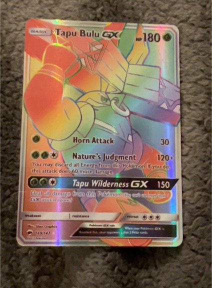 2017 Pokémon #149 Tapu Bulu GX — front
