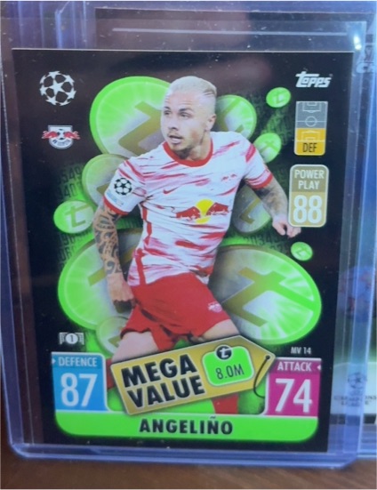 2022 Topps UEFA Champions League Mega Value #MV14 Angeliño — front