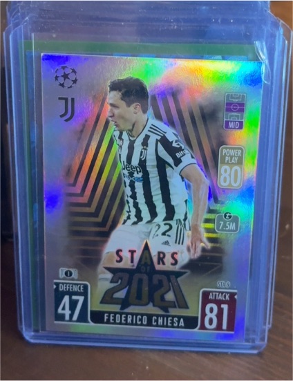 2021 Topps UEFA Champions League Stars of 2021 #STA9 Federico Chiesa — front
