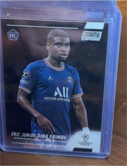 2021 Stadium Chrome #RC Éric Junior Dina Ebimbe — front