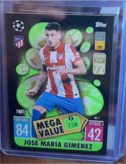 2022 Topps UEFA Champions League Mega Value #MV7 José María Giménez — front