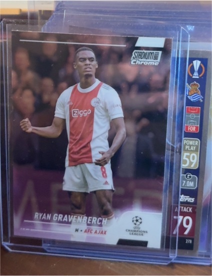 2022 Topps Stadium Club Chrome UEFA Champions League #278 Ryan Gravenberch — front