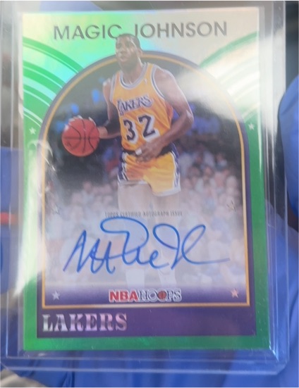 1991 NBA Hoops #Magic Johnson — front