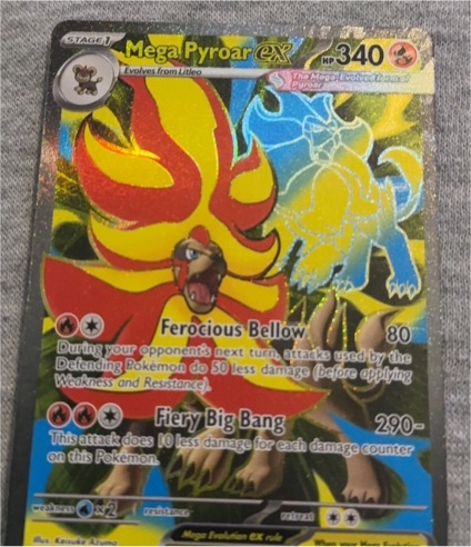 2014 Pokémon XY #133 Mega Pyroar ex — front