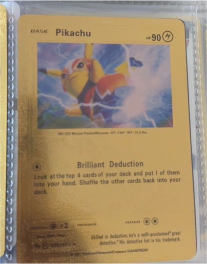 2023 Pokémon #025 Pikachu — front