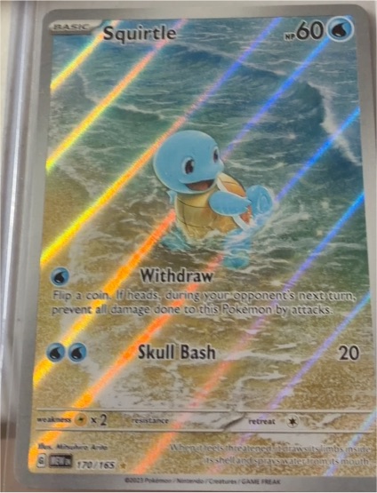 2022 Pokémon 170 Squirtle — front