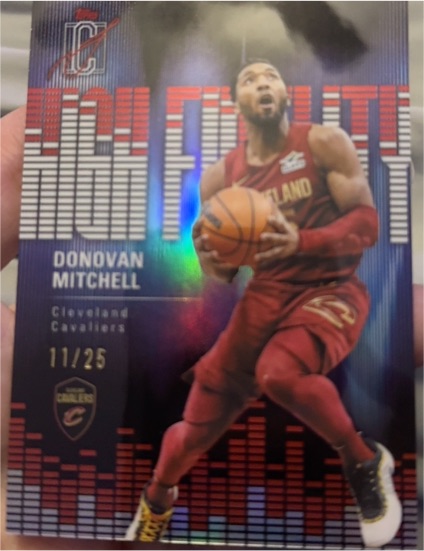 2022 Panini Chronicles High Flyers #HF-DM Donovan Mitchell — front