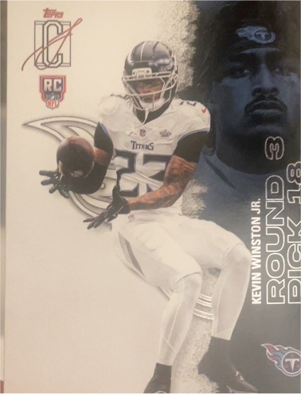 2021 Topps Kevin Winston Jr. RC — front