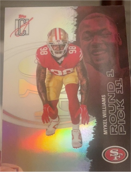2023 Topps Icy #Mykel Williams — front