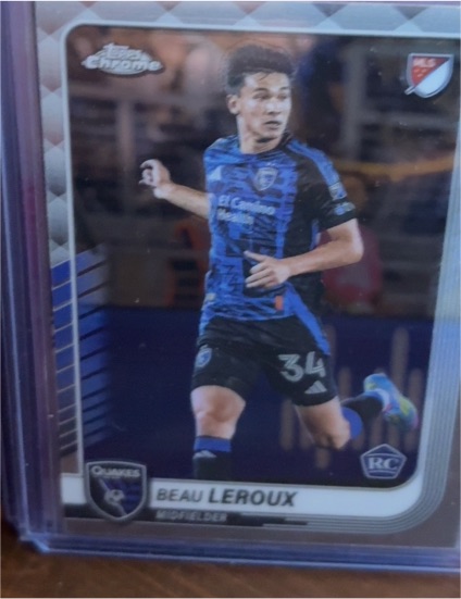 2021 Topps Chrome MLS #34 Beau Leroux — front