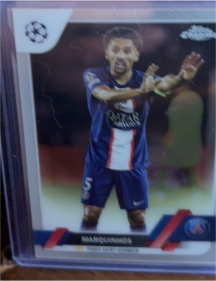2020 Topps Chrome UEFA Champions League #5 Marquinhos — front
