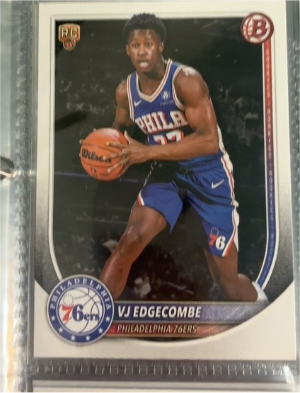 2021 Bowman #6 VJ Edgecombe — front