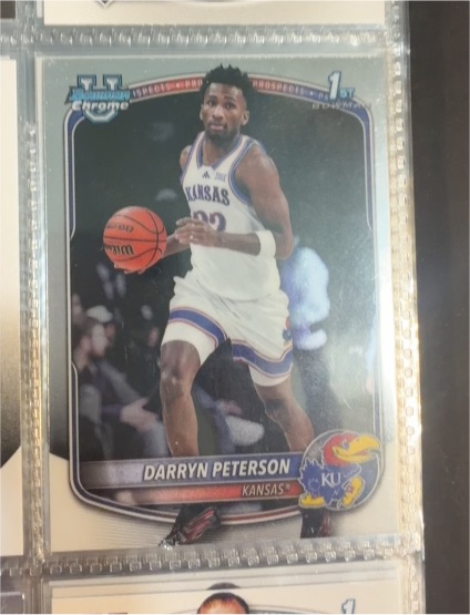 2022 Bowman Chrome #1 Darryn Peterson — front