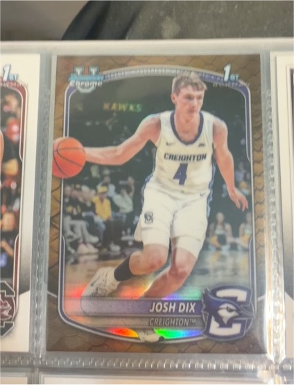 2021 Prizm #4 Josh Dix — front