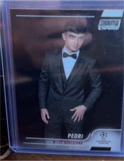 2022 Topps Stadium Club Chrome UEFA Champions League #N Pedri — front