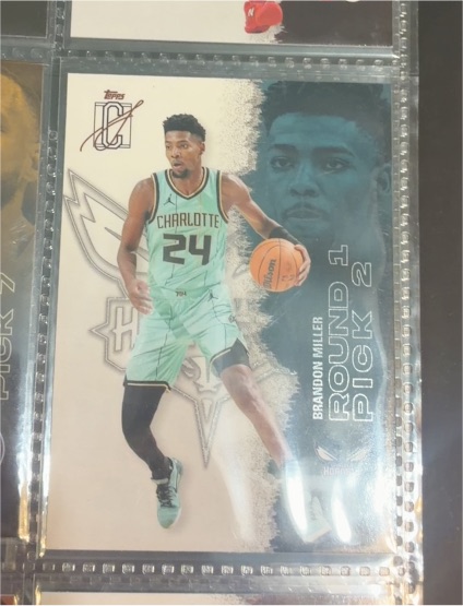 2022 Topps Brandon Miller #24 — front