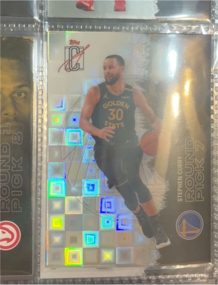 2020 Topps Chrome #27 Stephen Curry — front