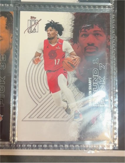 2022 Topps Chrome #17 Shaedon Sharpe — front