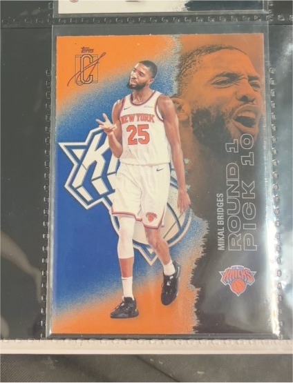 2022 Topps Chrome #10 Mikal Bridges — front