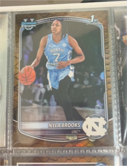2022 Topps Chrome WNBA #1 Nyla Brooks — front