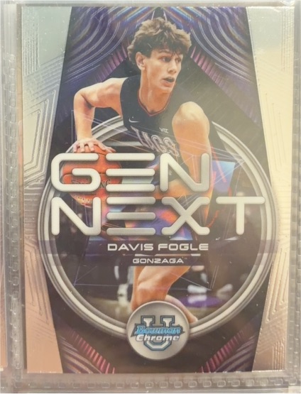 2022 Bowman Chrome Gen Next #Davis Fogle — front