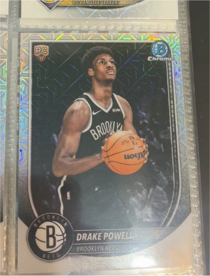 2021 Bowman Chrome #RC Drake Powell — front