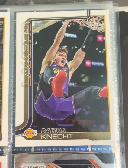 2022 Topps #25 Dalton Knecht — front