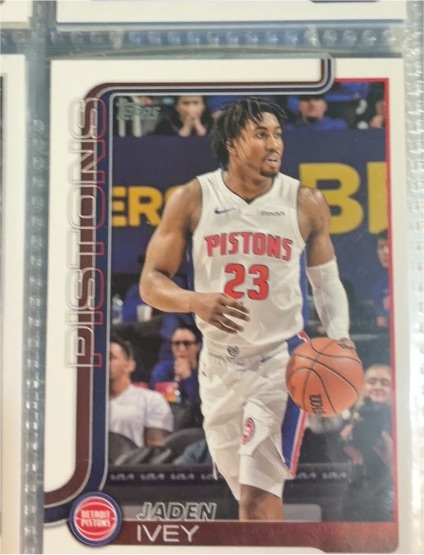 2022 Panini NBA Hoops #23 Jaden Ivey — front