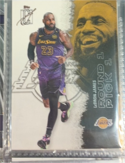 2020 Panini The National #1 LeBron James — front
