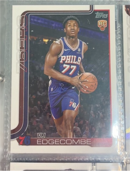 2021 Topps #RC VJ Edgecombe — front