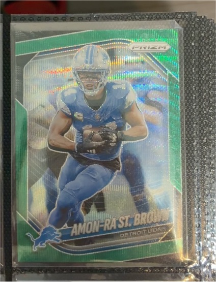 2021 Panini Prizm #203 Amon-Ra St. Brown — front