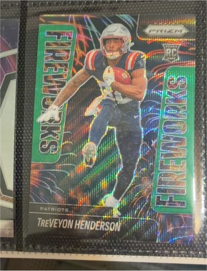 2022 Panini Prizm Fireworks #FIRE-TH TreVeyon Henderson — front
