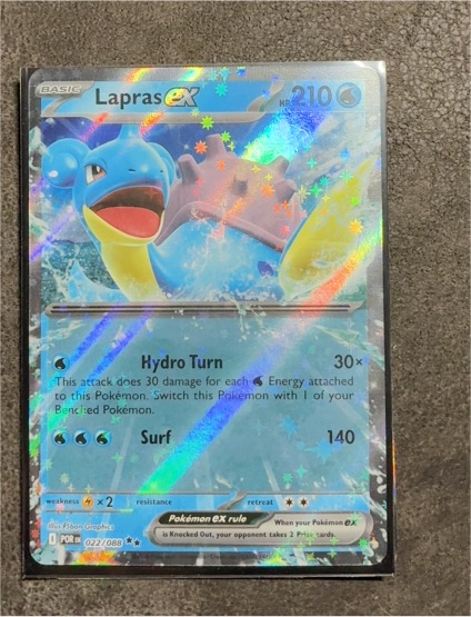 2014 Pokémon XY #22 Lapras EX — front