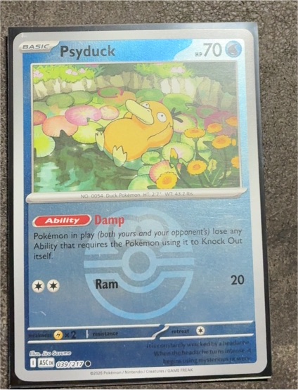 2026 Pokémon #039 Psyduck — front